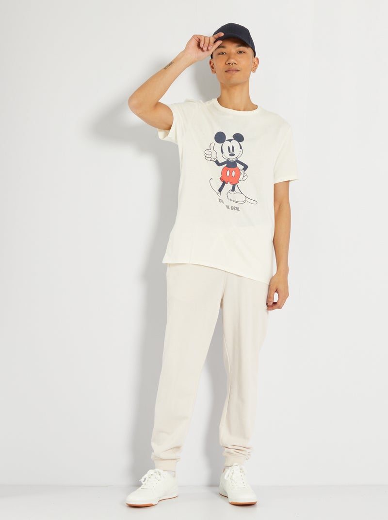 T-shirt 'Mickey' em jersey BRANCO - Kiabi
