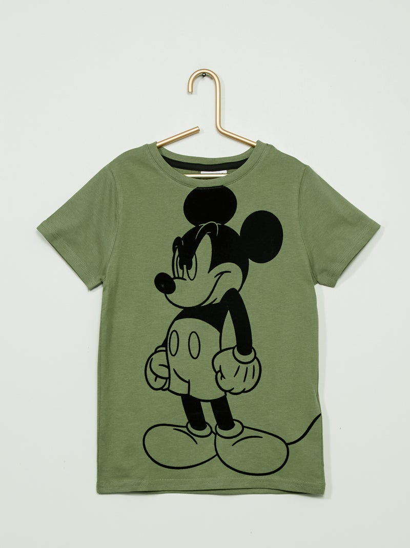 T-shirt 'Mickey' em jersey CAQUI - Kiabi