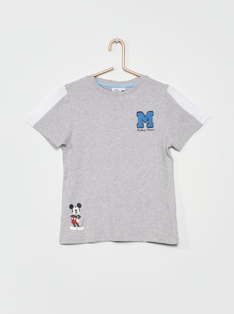 T-shirt 'Mickey' em jersey CINZA - Kiabi