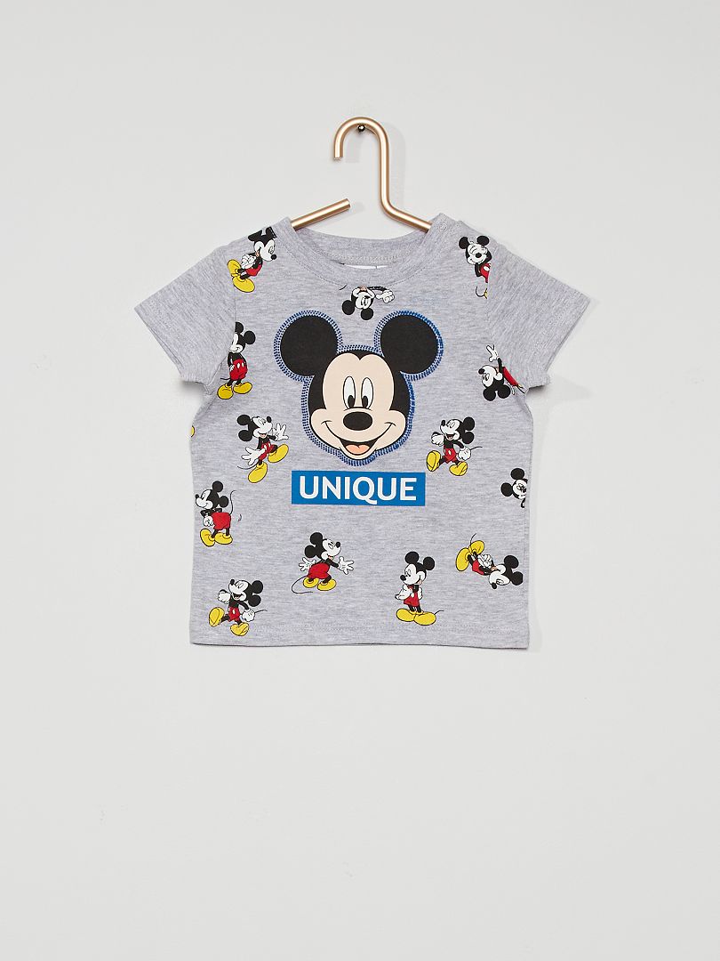 T-shirt 'Mickey Mouse' Cinza - Kiabi