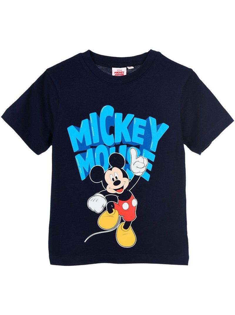 T-shirt mickey mouse menino | licença oficial Azul - Kiabi
