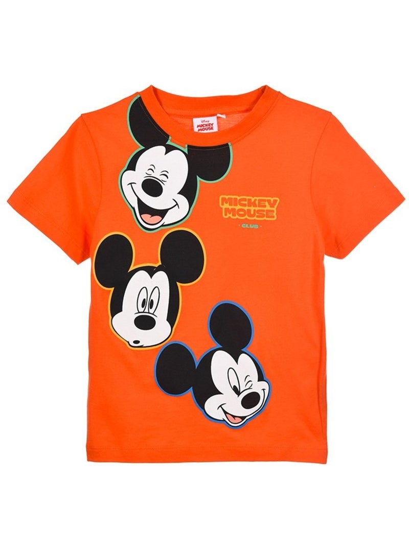 T-shirt mickey mouse menino | licença oficial Laranja - Kiabi