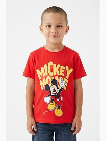 T-shirt mickey mouse menino | licença oficial