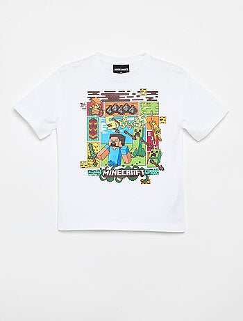 T-shirt 'Minecraft' de manga curta