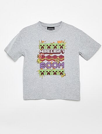 T-shirt 'Minecraft' de manga curta
