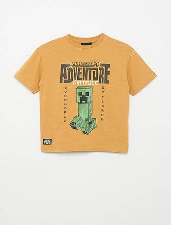 T-shirt 'Minecraft' de manga curta