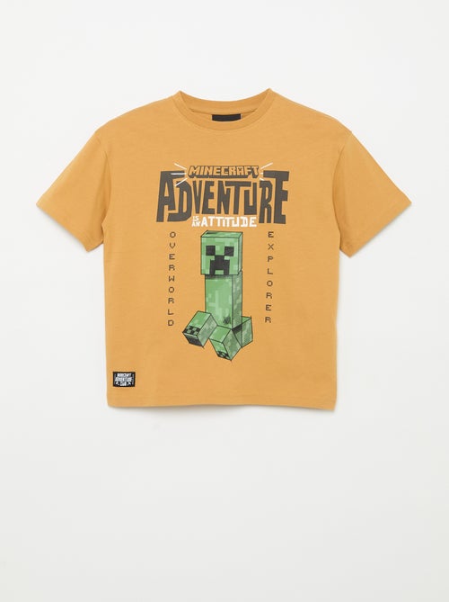 T-shirt 'Minecraft' de manga curta - Kiabi