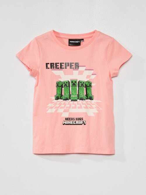 T-shirt 'Minecraft' de manga curta - Kiabi