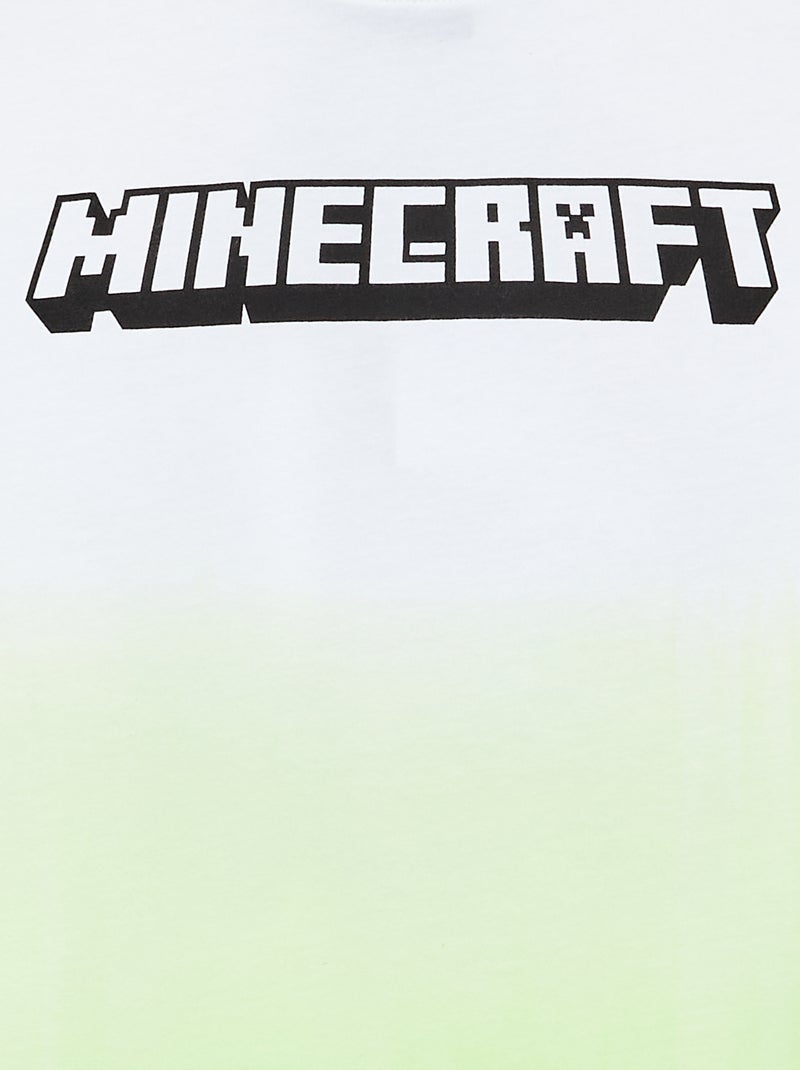 T-shirt 'Minecraft' de manga curta Verde - Kiabi