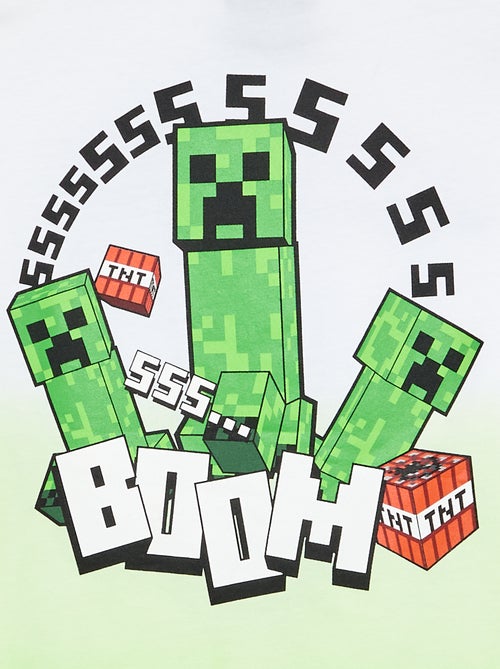 T-shirt 'Minecraft' de manga curta - Kiabi