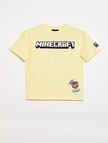 T-shirt 'Minecraft' de mangas curtas