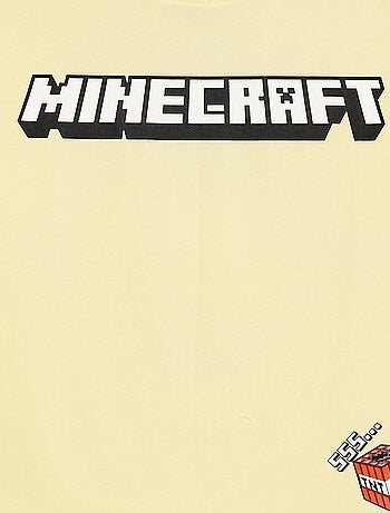 T-shirt 'Minecraft' de mangas curtas