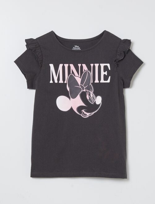 T-shirt 'Minnie' com manga com folhos - Kiabi