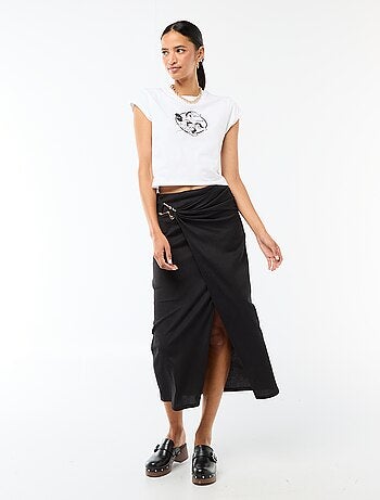 T-shirt 'Minnie' cropped 'Disney'