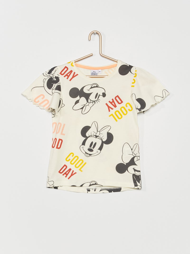 T-shirt 'Minnie' de gola redonda BEGE - Kiabi