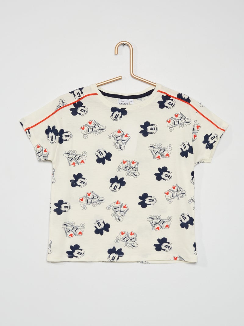 T-shirt 'Minnie' de gola redonda BRANCO - Kiabi