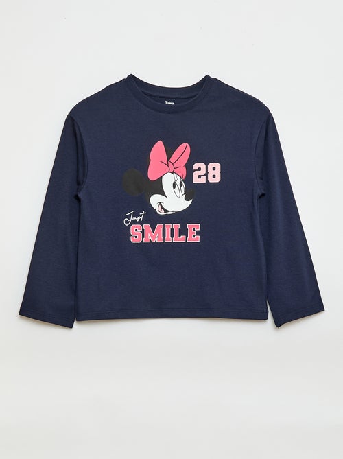 T-shirt 'Minnie' 'Disney' de mangas compridas - Kiabi
