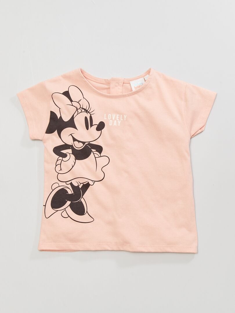 T-shirt 'Minnie' 'Disney' ROSA - Kiabi