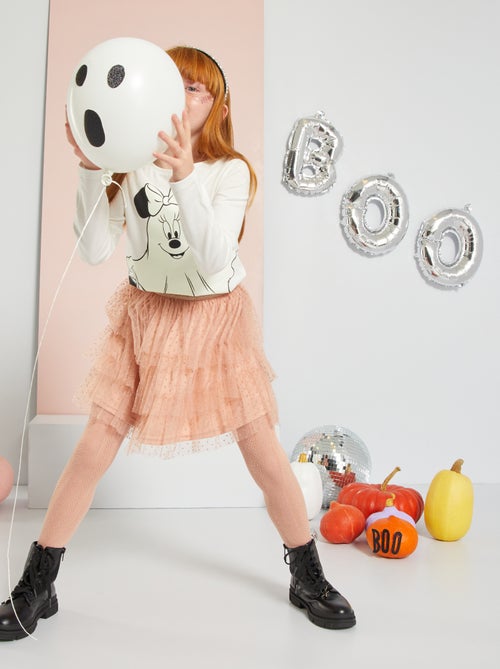 T-shirt 'Minnie' fosforescente Halloween - Kiabi
