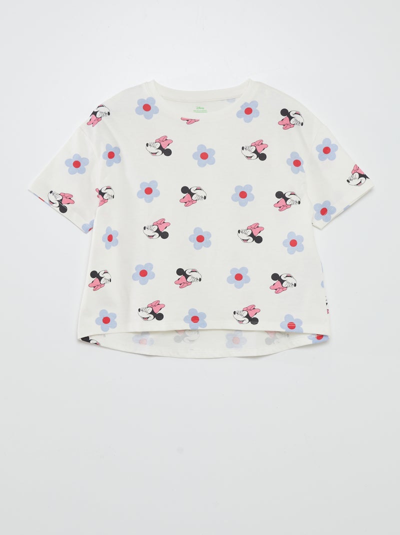 T-shirt 'Minnie' gola redonda BRANCO - Kiabi