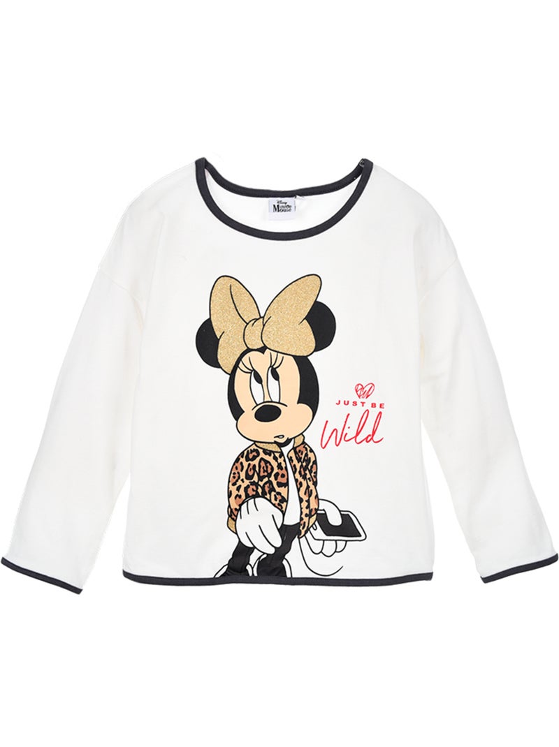 T-shirt minnie mouse branco menina | licença oficial Branco - Kiabi