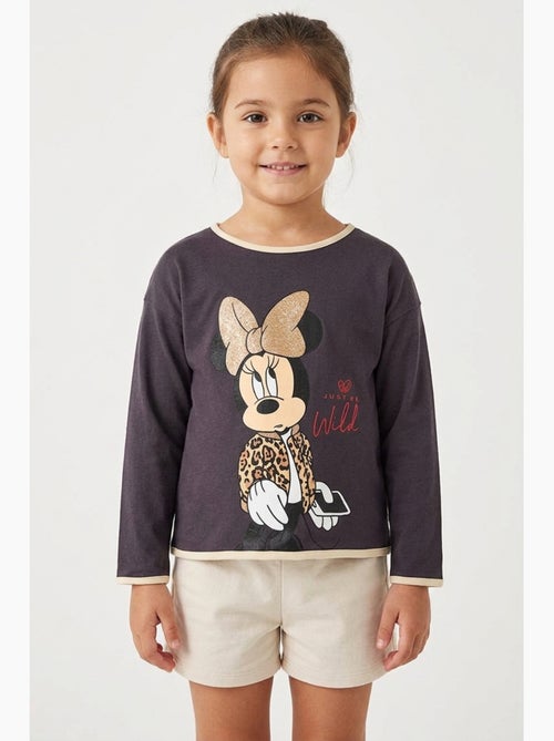 T-shirt minnie mouse cinzento menina | licença oficial - Kiabi T-shirt minnie mouse cinzento menina | licença oficial - Kiabi