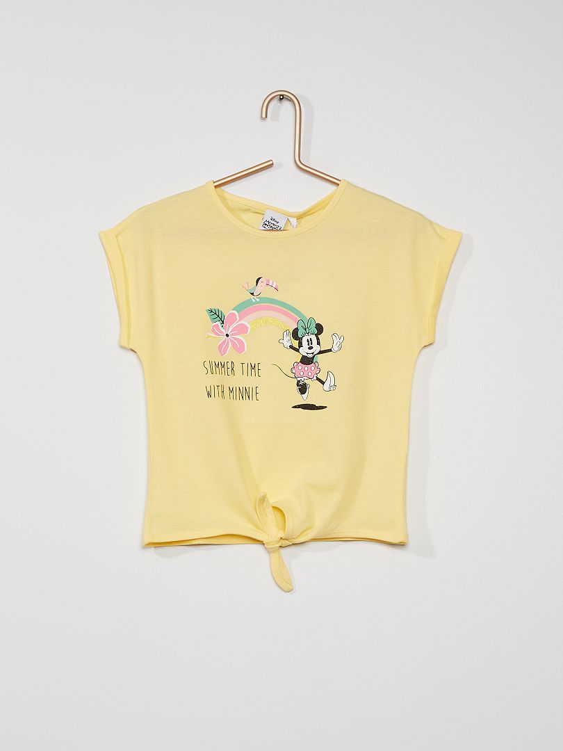 T-shirt 'Minnie Mouse' da Disney AMARELO - Kiabi