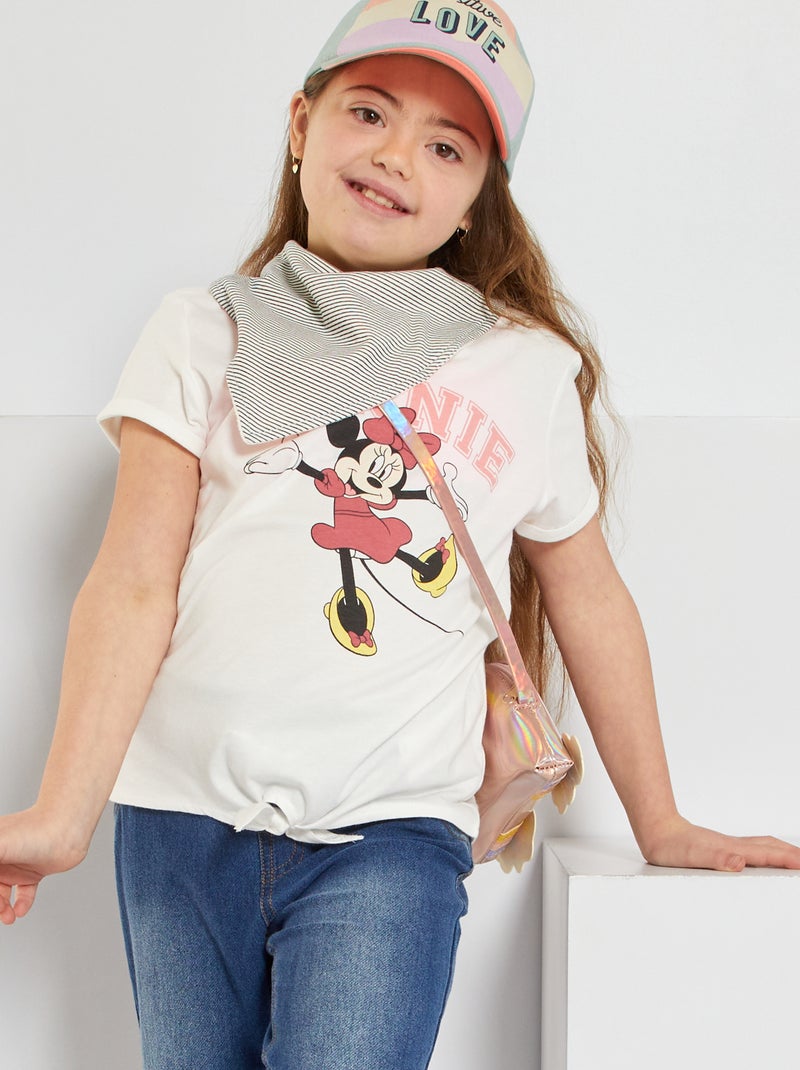 T-shirt 'Minnie' So Easy BRANCO - Kiabi