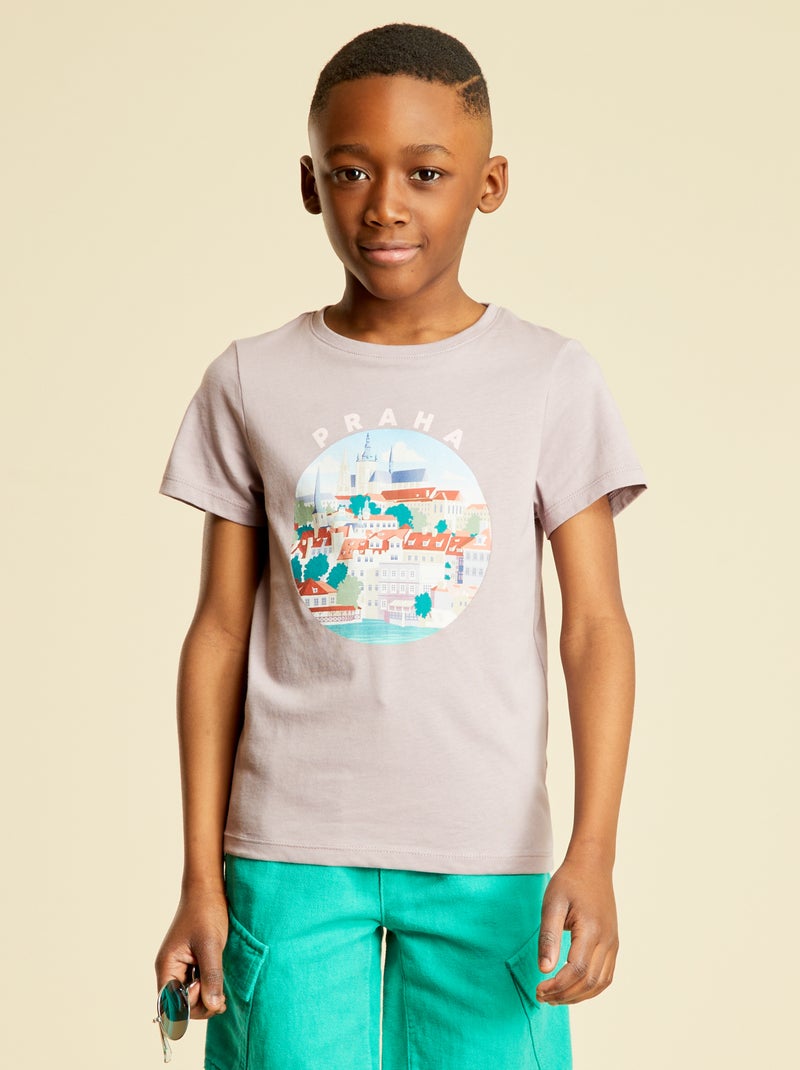 T-shirt mista 'Antibes' VIOLETA - Kiabi