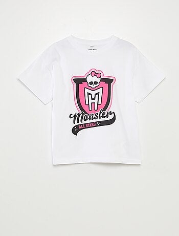 T-shirt 'Monster High' de manga curta