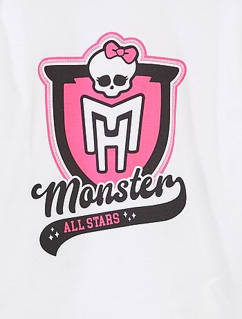 T-shirt 'Monster High' de manga curta