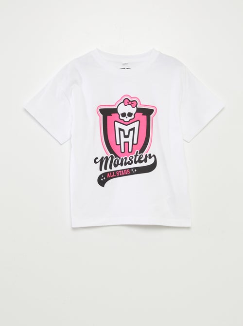 T-shirt 'Monster High' de manga curta - Kiabi