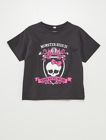 T-shirt 'Monster High' de manga curta