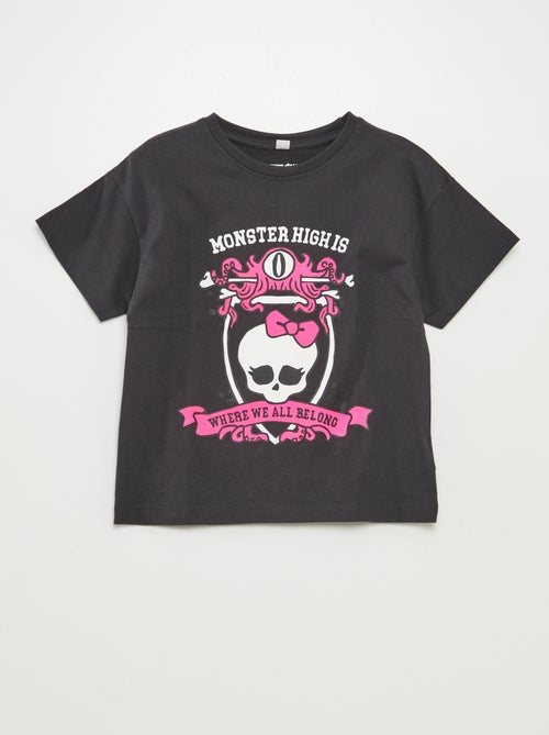 T-shirt 'Monster High' de manga curta - Kiabi