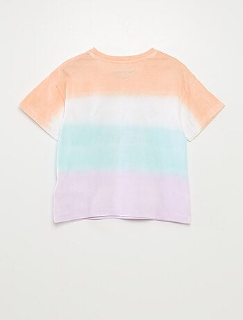 T-shirt 'Monster High' de manga curta tie and dye