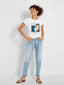 T-shirt 'Mulher-Maravilha' 'DC Comics' - Kiabi