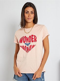 T-shirt 'Mulher Maravilha' de conceção ecológica - Kiabi