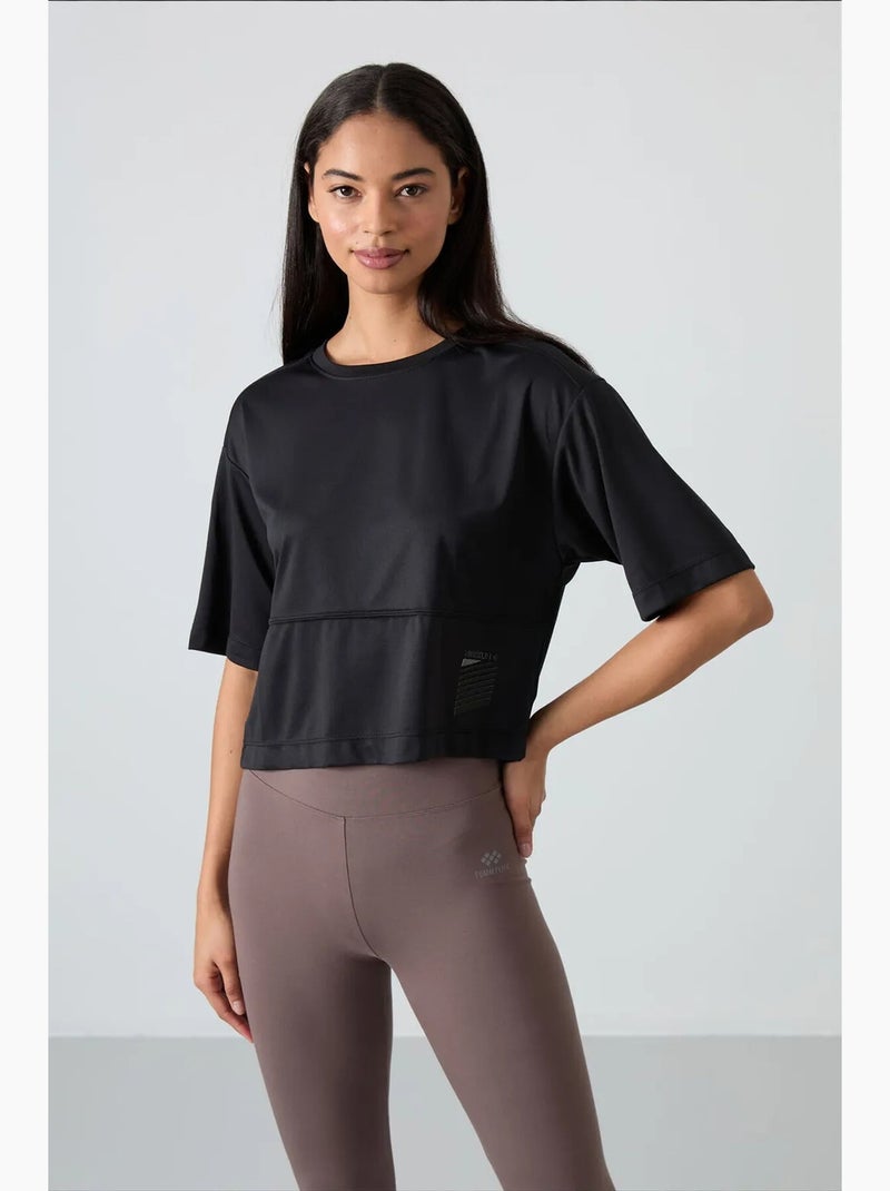 T-shirt mulher oversize crop tommy Branco - Kiabi