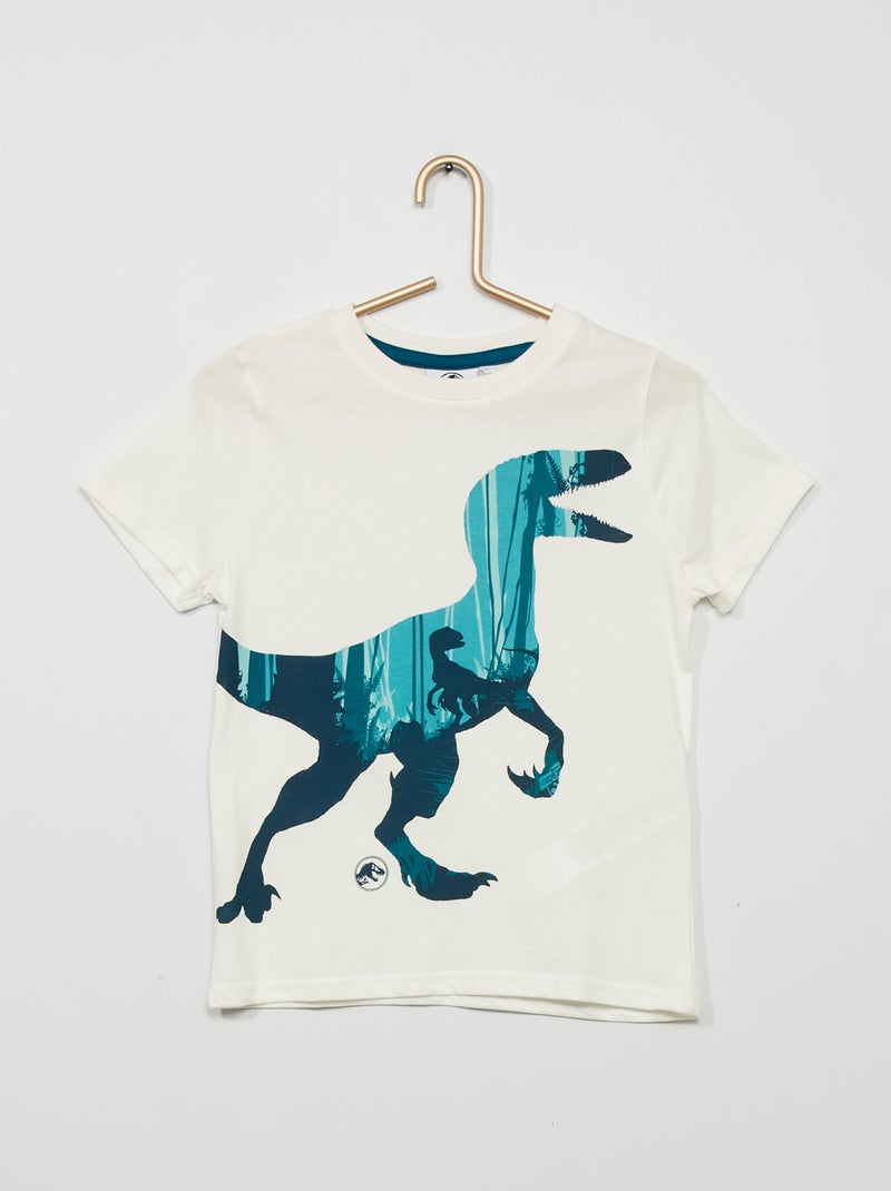 T-shirt 'Mundo Jurássico' BEGE - Kiabi