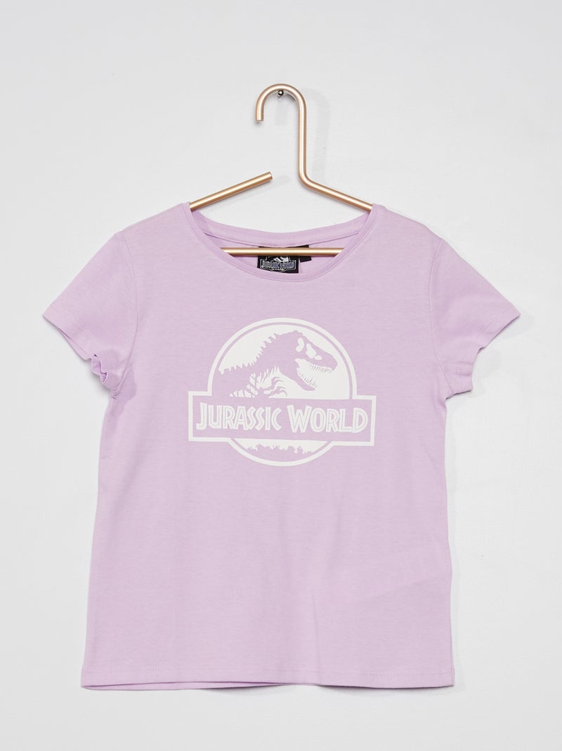 T-shirt 'Mundo Jurássico' VIOLETA - Kiabi