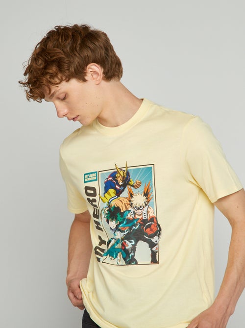 T-shirt 'My Hero Academia' de gola redonda - Kiabi