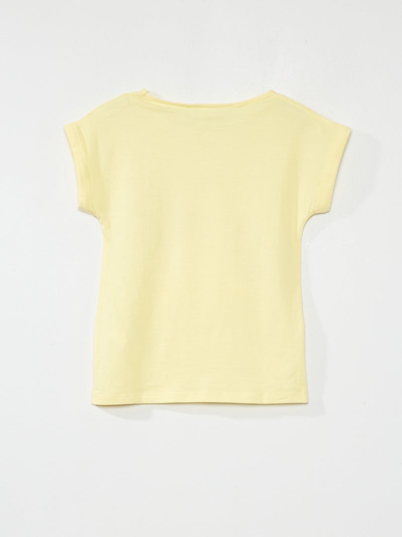 T-shirt 'Nala' 'O Rei Leão' 'Disney' Amarelo - Kiabi