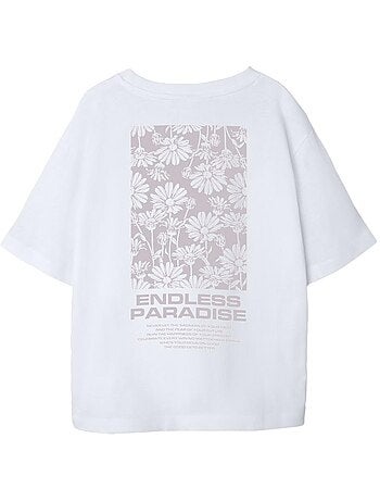 T-shirt name it dagmar branco para menina