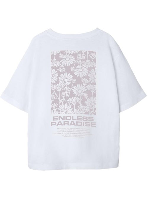 T-shirt Name It Dagmar Branco para Menina - Kiabi T-shirt Name It Dagmar Branco para Menina - Kiabi