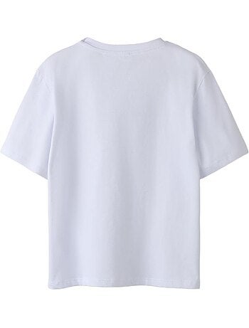 T-shirt name it flonnis branco para menina