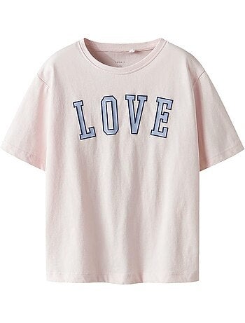 T-Shirt Name It Frinda para Menina Rosa