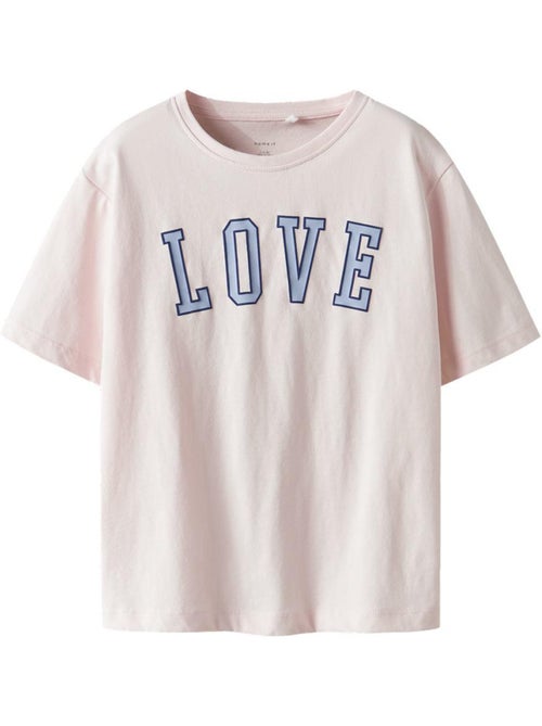 T-Shirt Name It Frinda para Menina Rosa - Kiabi T-Shirt Name It Frinda para Menina Rosa - Kiabi