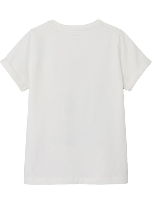 T-shirt name it jax wednesday branco para menina - Kiabi T-shirt name it jax wednesday branco para menina - Kiabi