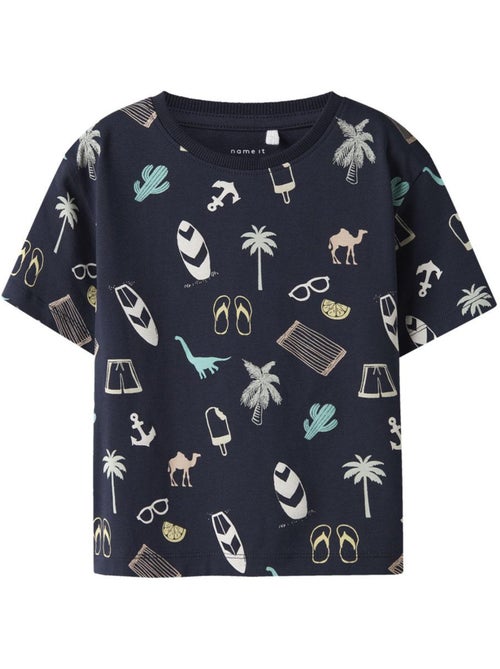 T-Shirt Name it Jer de Menino Azul Marinho - Kiabi T-Shirt Name it Jer de Menino Azul Marinho - Kiabi
