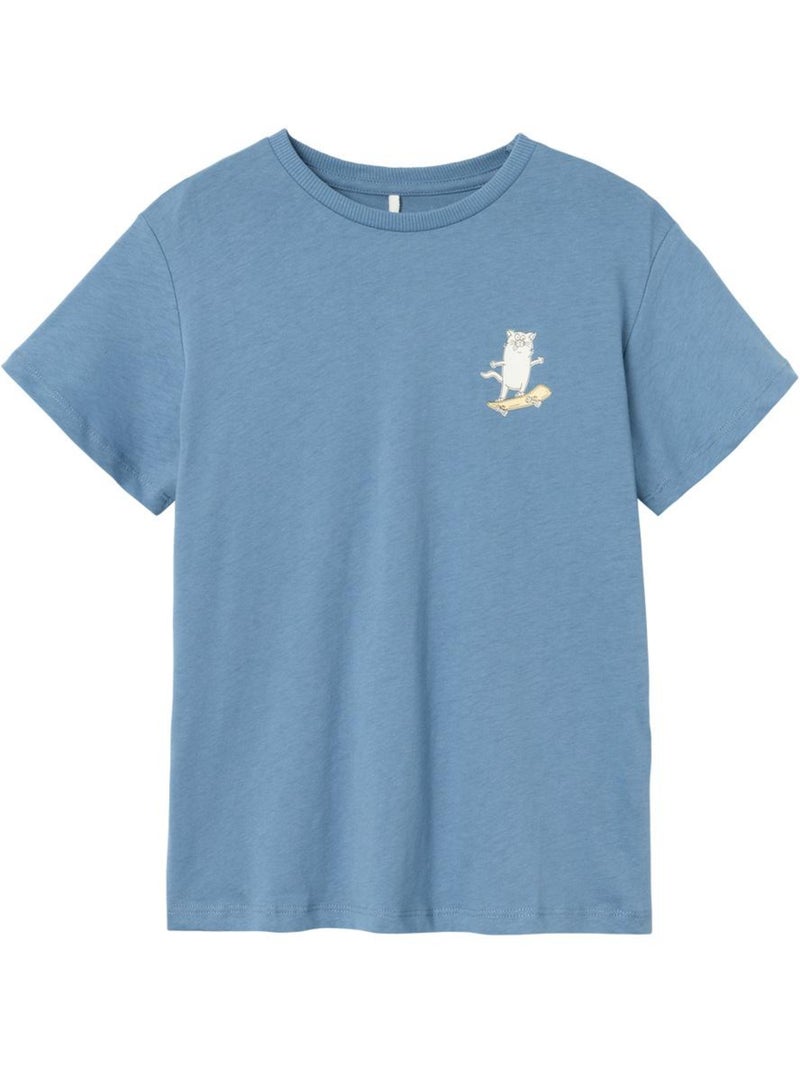 T-shirt Name it Kanes Azul para Rapaz Azul - Kiabi